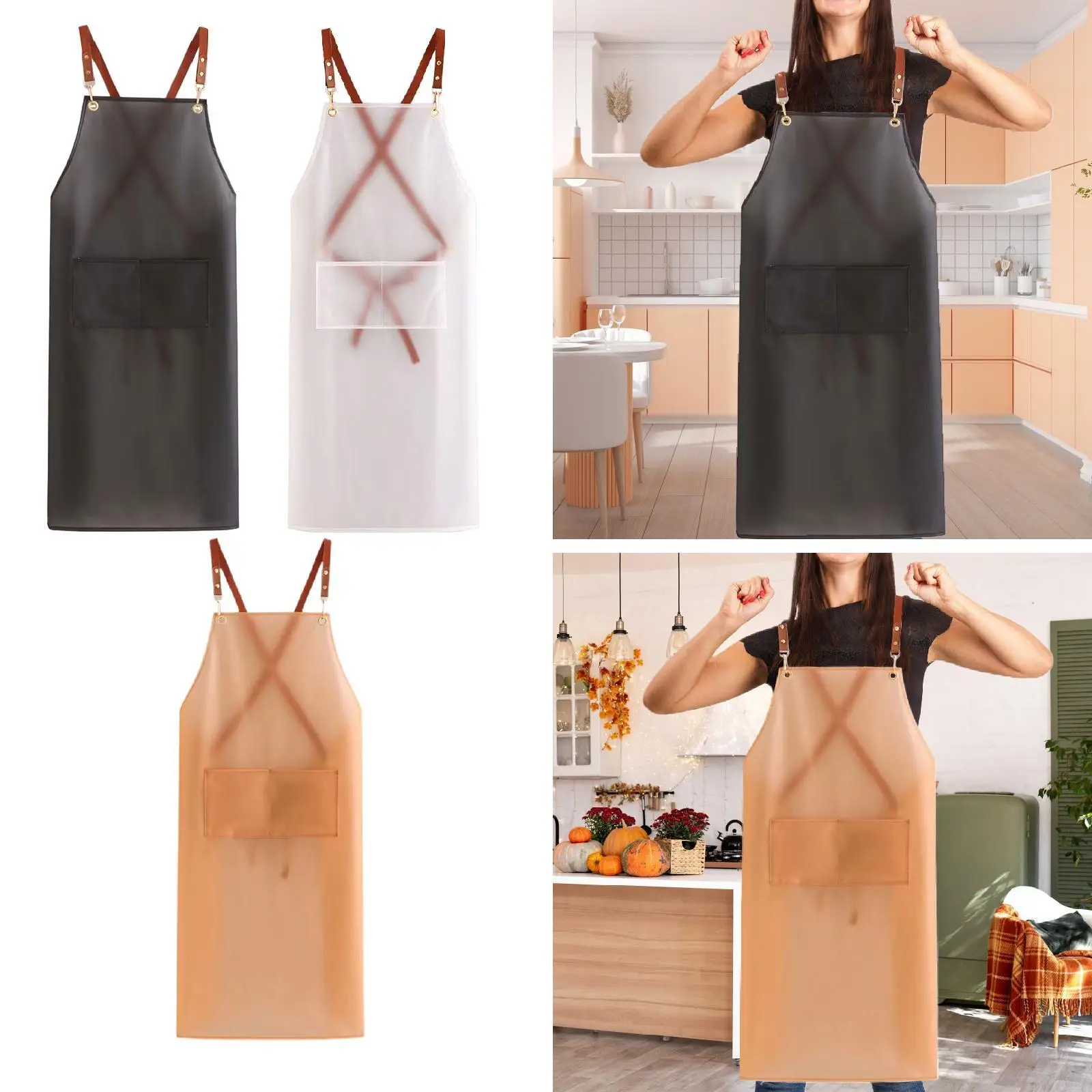 

Фартук шеф-повара Фартук из ТПУ для масляного гриля для ресторана Rzeźnik Professional