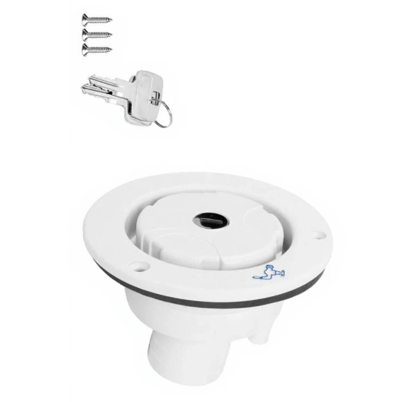 

Oversized RVs Freshwater Fill Adapter City Water Inlet ABS Shell With Anti Leak Design For Outdoor Use