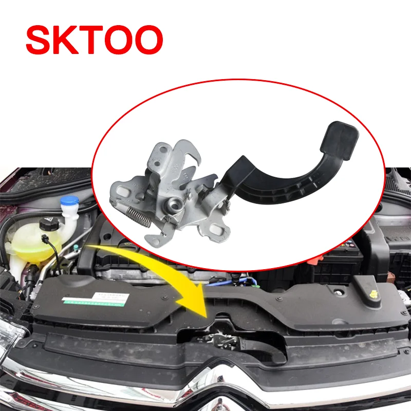 SKTOO Fit for Citroen ZX new Elysee C2 C4L Sega Triumph C5 Engine Cover Lock Hood Lock Block