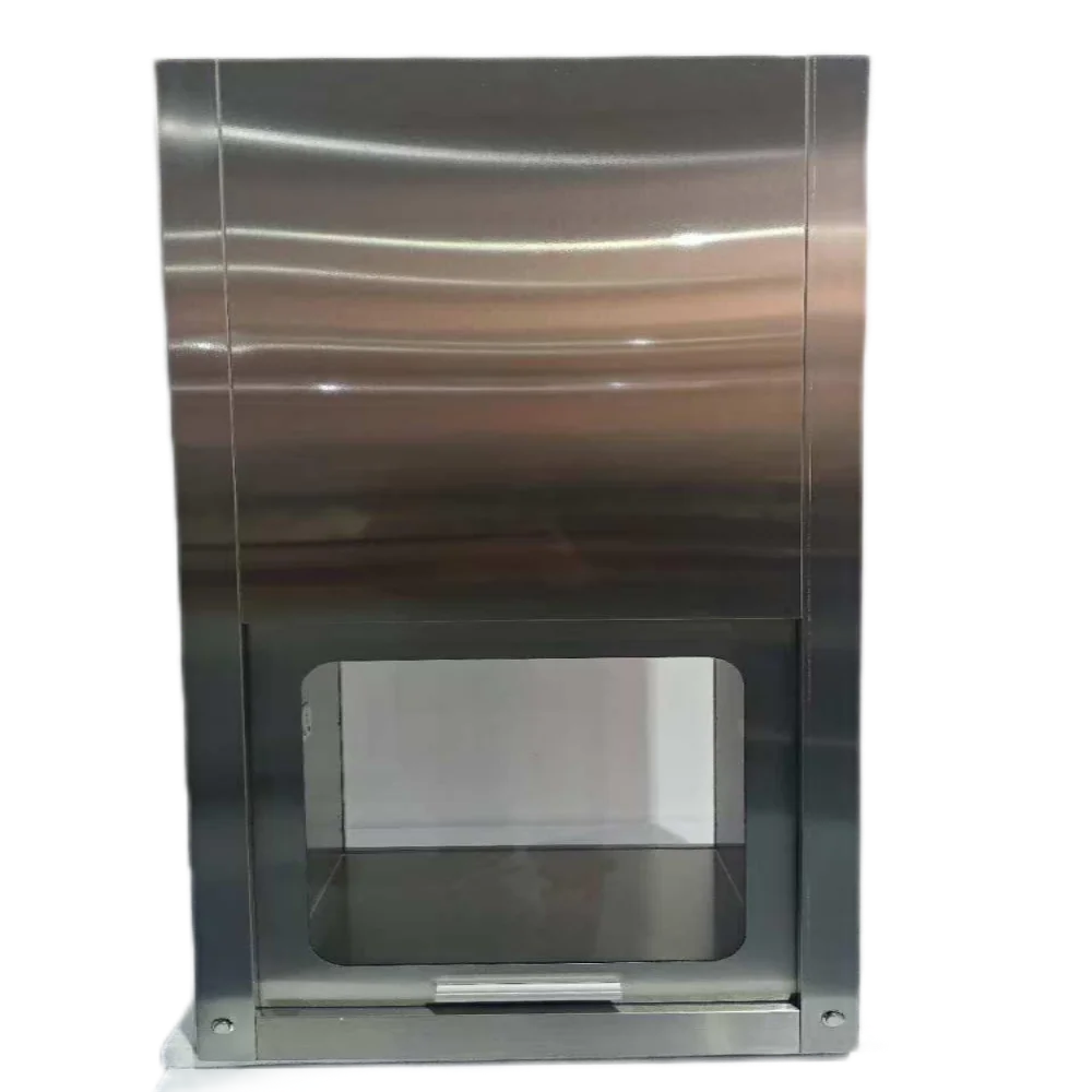 Customized Stainless Steel Lift Pass Box Air Cleaning Equipment For Hospital And Laboratory Sterile Transfer