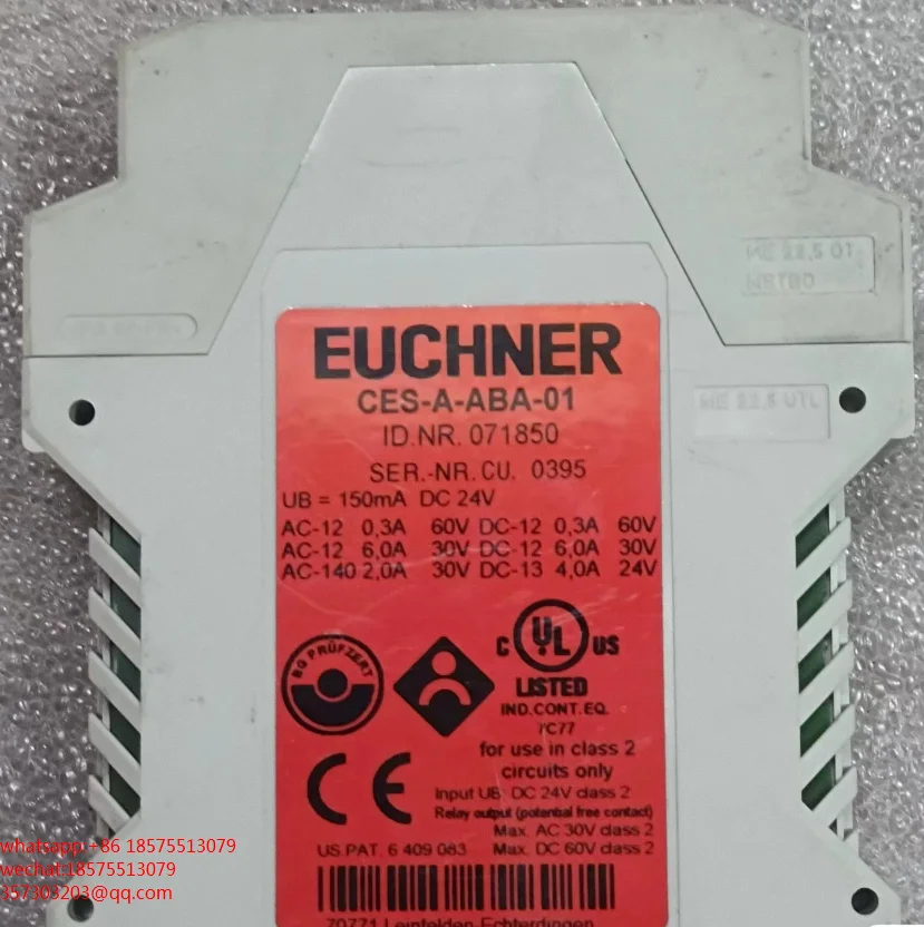 FOR EUCHNER CES-A-ABA-01 071850 Safety Relay 1 PIECE