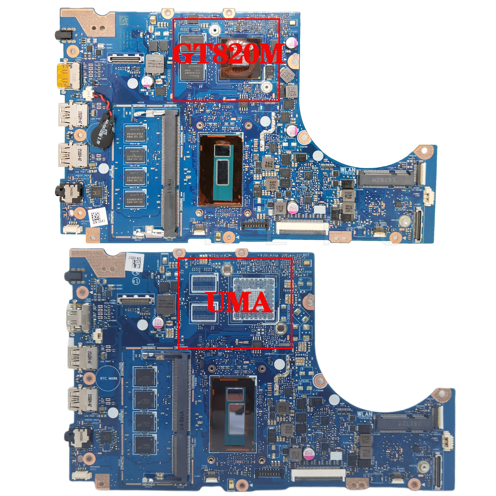 KEFU TP300LA Mainboard For ASUS TP300L TP300LD TP300LJ Q302L Q302LA Laptop Motherboard I3 I5 I7 4GB/RAM UMA/GT820M