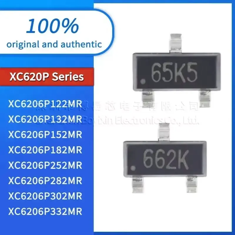 

20pcs XC6206P502MR XC6206P402MR XC6206P332MR XC6206P302MR XC6206P282MR XC6206P252MR XC6206P182MR 52MR 132MR 122MR 362MR New