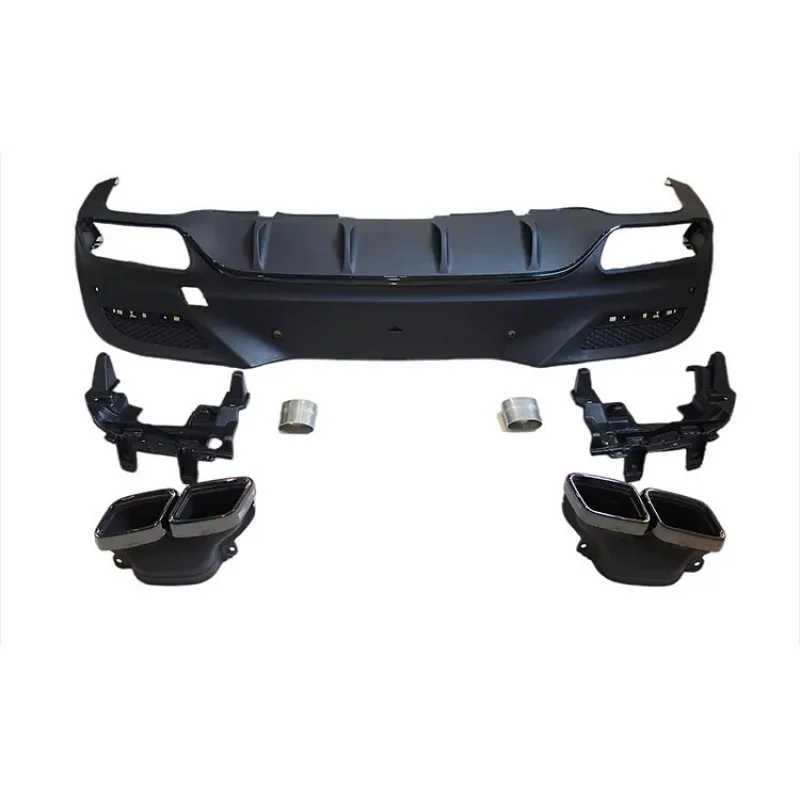 

Suitable for Mercedes-Benz GLE Coupe X292 Modified GLE63S AMG Style Glossy Black Rear Lip with Four Tail Pipes