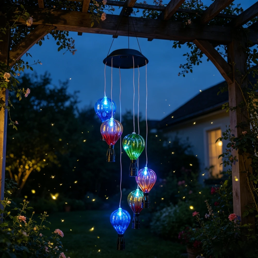 1PC 6LED Solar Hot Air Balloon - огляд і ціна Smart Garden Balloon