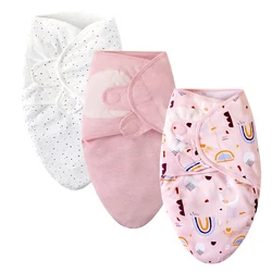 Babies Sleeping Bags Newborn Baby Cocoon Swaddle Wrap Envelope 100%Cotton 0-6 Months Baby Blanket Swaddling Wrap Sleepsack