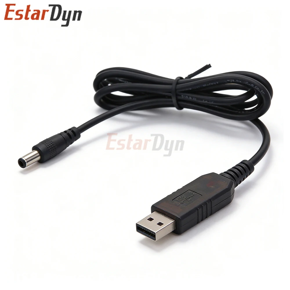 USB Power Boost Line DC 5V to DC 9V / 12V Step UP Module USB Converter Adapter Cable 2.1x5.5mm Plug