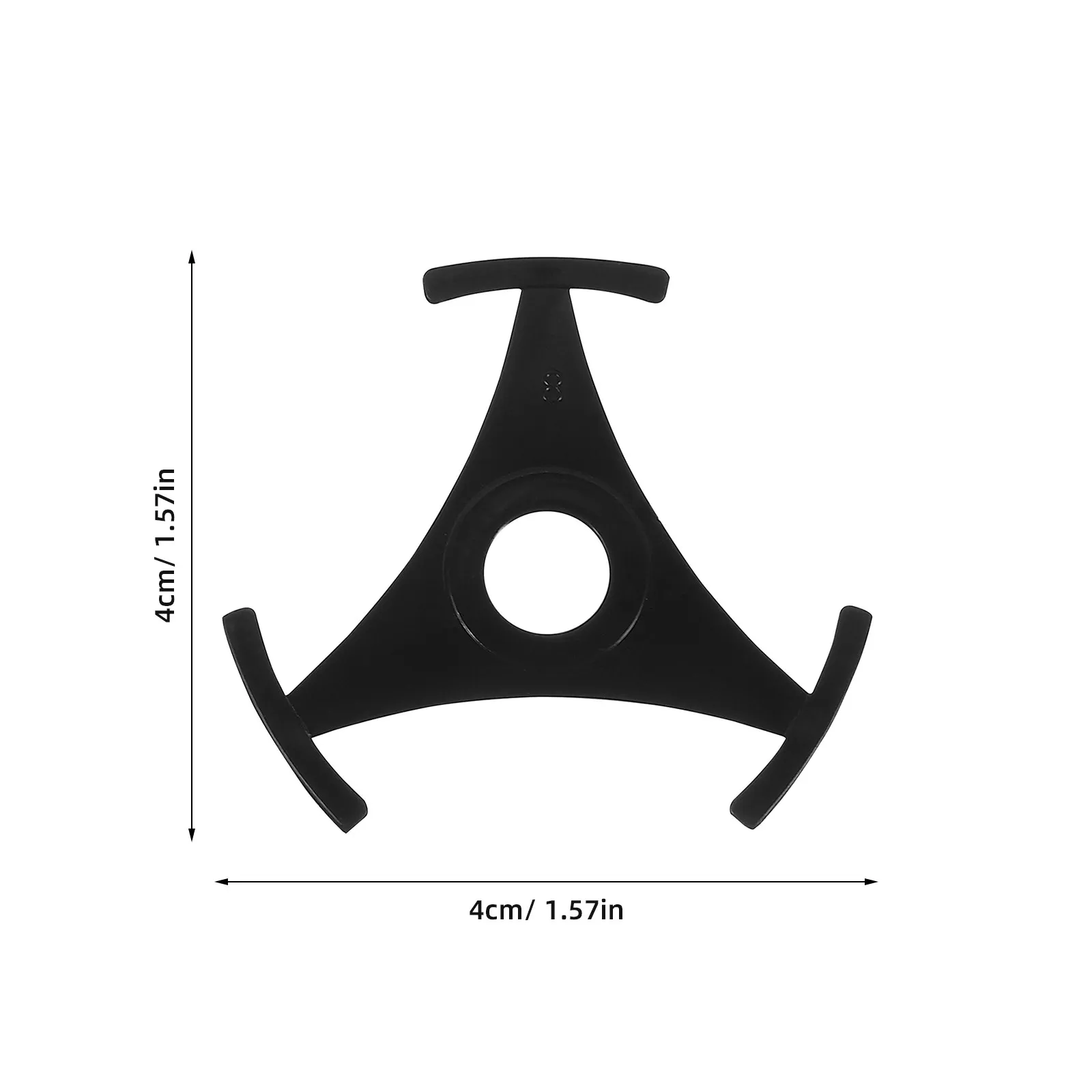 2Pcs Triangle Vinyl 45 Adapter Vinyl Record Adapter Spindle Center Hole Reducer for Turntable Dj Record Player Home Audio