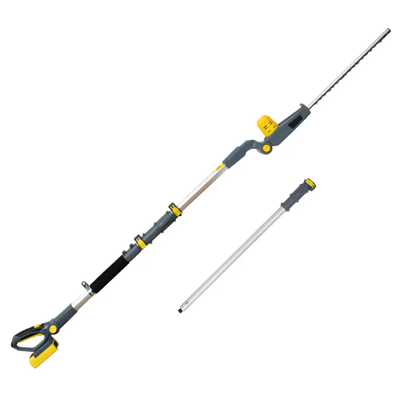 20V rechargeable high-altitude hedge trimmer electric high-branch shears garden branch shears telescopic extended fence shears