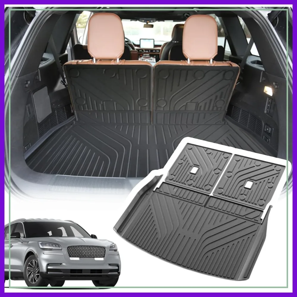 

Cargo Liner Compatible with 2020-2025 2026 Lincoln Aviator Trunk Mat Back Seat Cover Protector