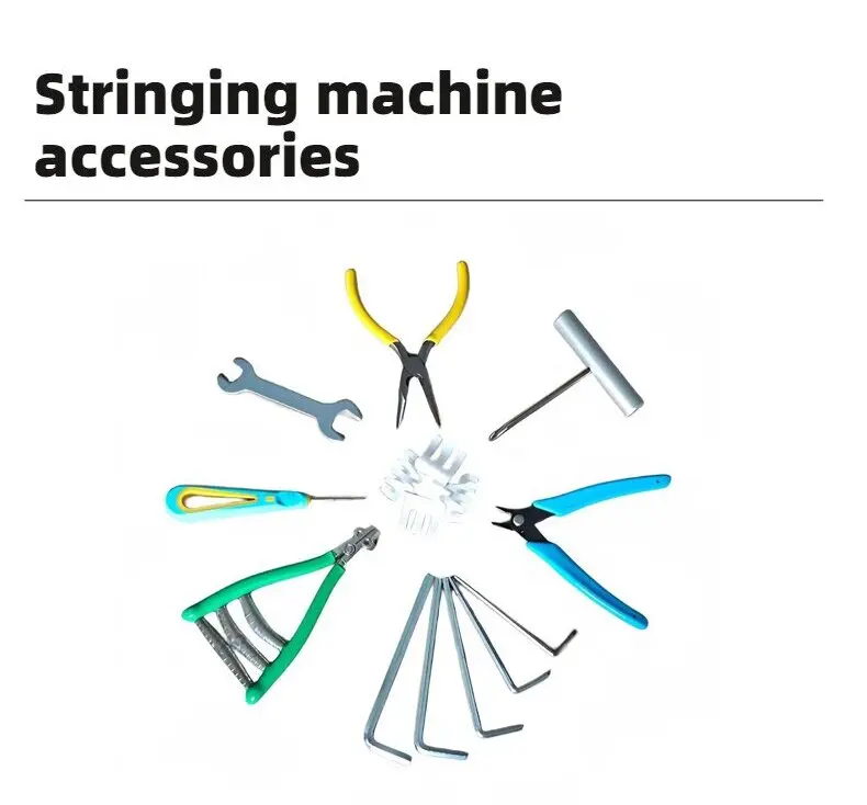 GLS-16406E Automatic Gravity Release Clamp Tennis Badminton Shuttlecock Stringing Machine