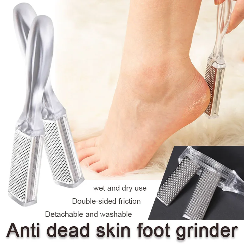 

Двусторонняя шлифовальная машинка для удаления омертвевшей кожи и кератина ног, подходит для сухого и влажного растирания ног.