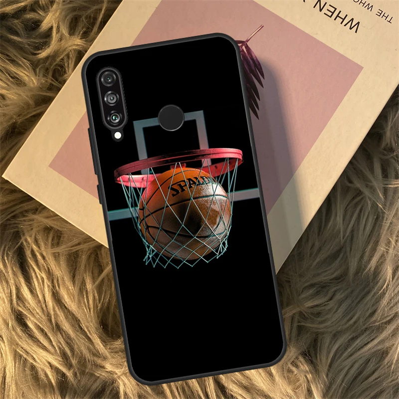 Funda de baloncesto para Huawei P40 P30 Lite P20 P50 Pro P Smart 2021 Nova 5T Honor X8 X9 50 70 X9a Coque