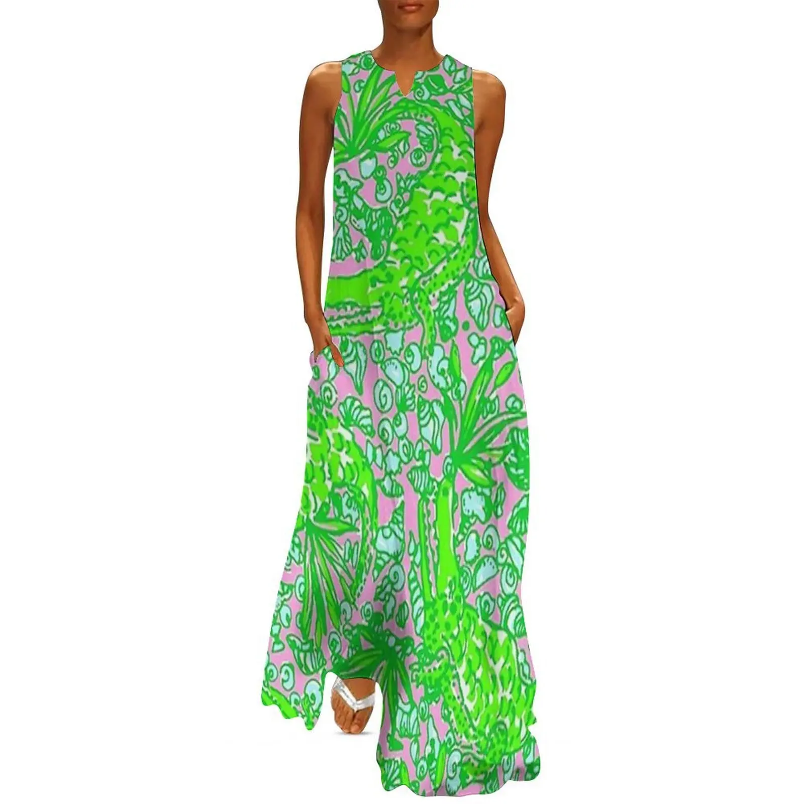 

best green Long Dress womans clothing women's evening dress 2025 cute dress