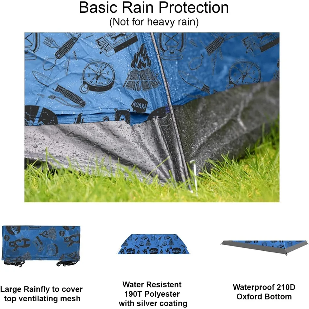 مسرح محمول للمستكشفين الصغار: خيمة خفيفة الوزن ومنبثقة للمغامرات الخارجية واللعب الداخلي #5