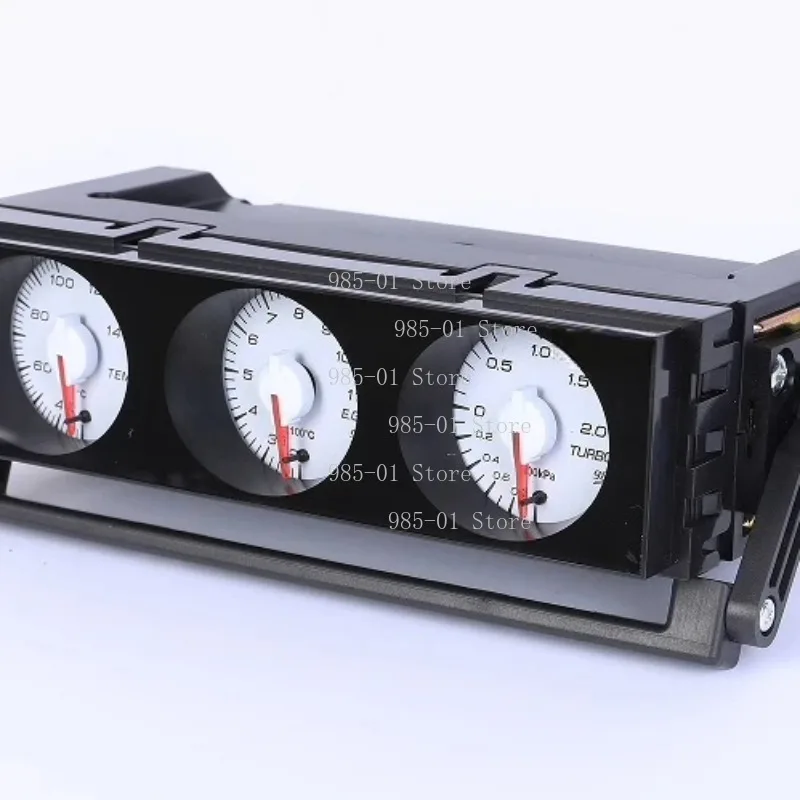 4-in-1 Digital Car Gauge Water Oil Temperature Pressure Turbo Boost Triple Meter for Auto Performance Tuning