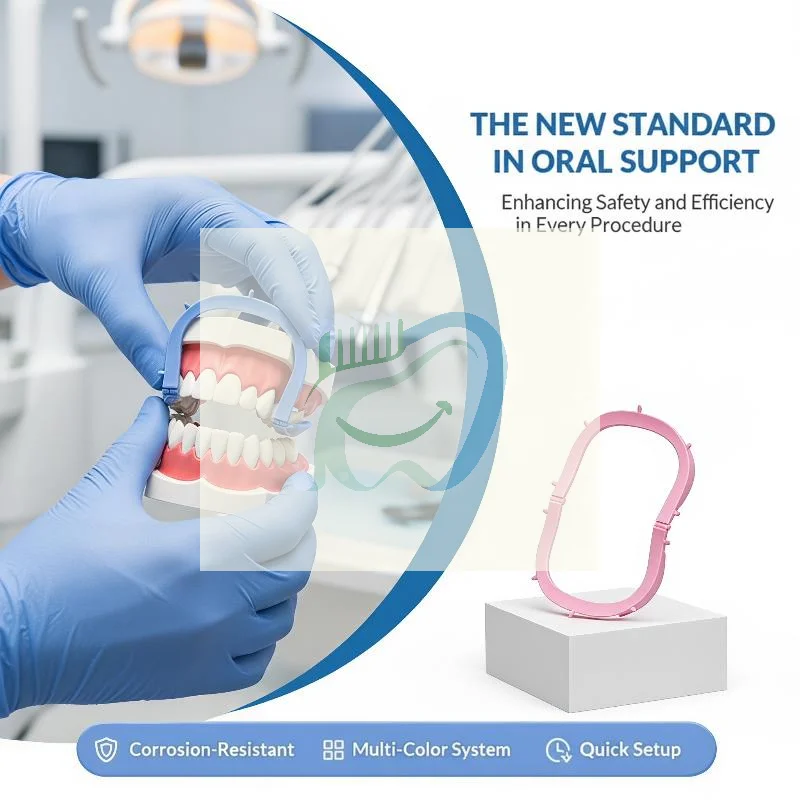 1Pc Foldable Dental Rubber Dam Frame Bracket Durable Plastic for Dentist Oral Care Surgical Operation