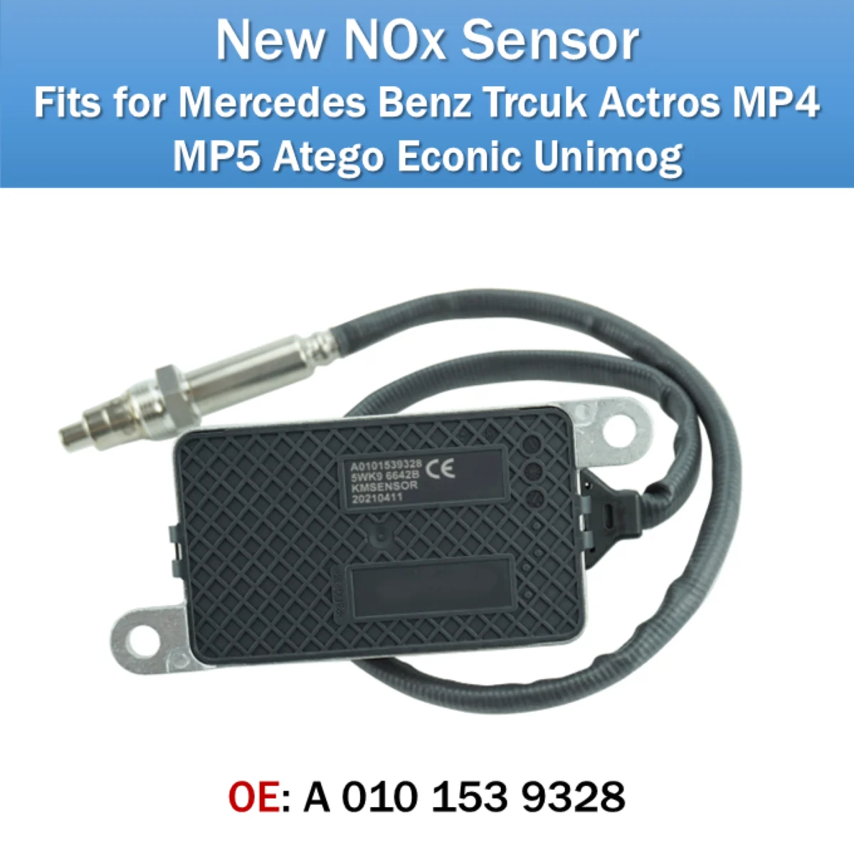 Fits for Mercedes Benz Trcuk Actros MP4 MP5 Atego Econic Unimog NOx Sensor OE A0101539328 New Nitrogen Oxides Sensor 5WK96642B