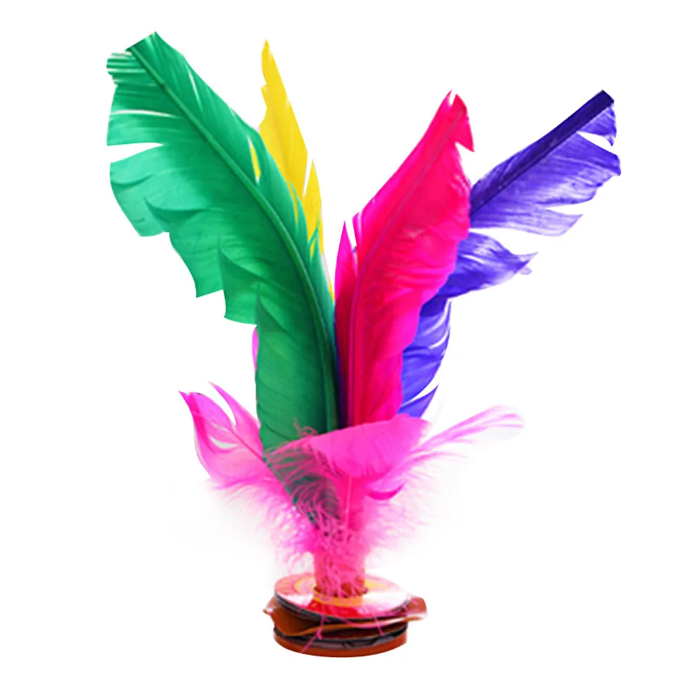 

6 Pcs Colored Shuttlecock Kick Shuttlecocks Toy Chinese Kicking Game Goose