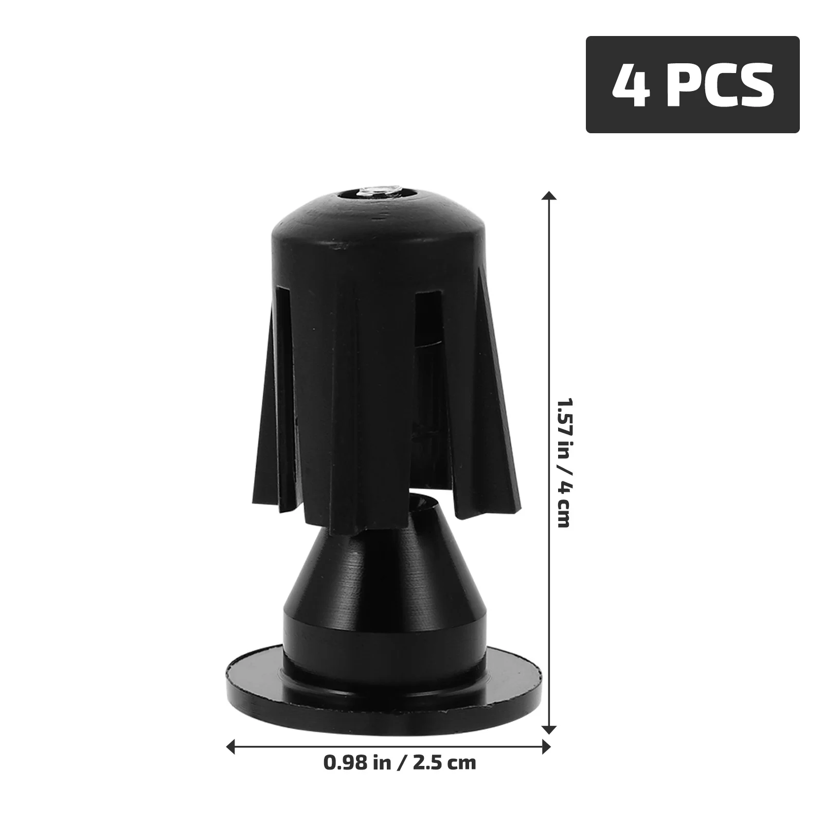 

4Pcs Aluminum Alloy Handlebar End Plugs Easy Install Protective Bike End Caps Handle Grip Stoppers Road Mountain Cycling