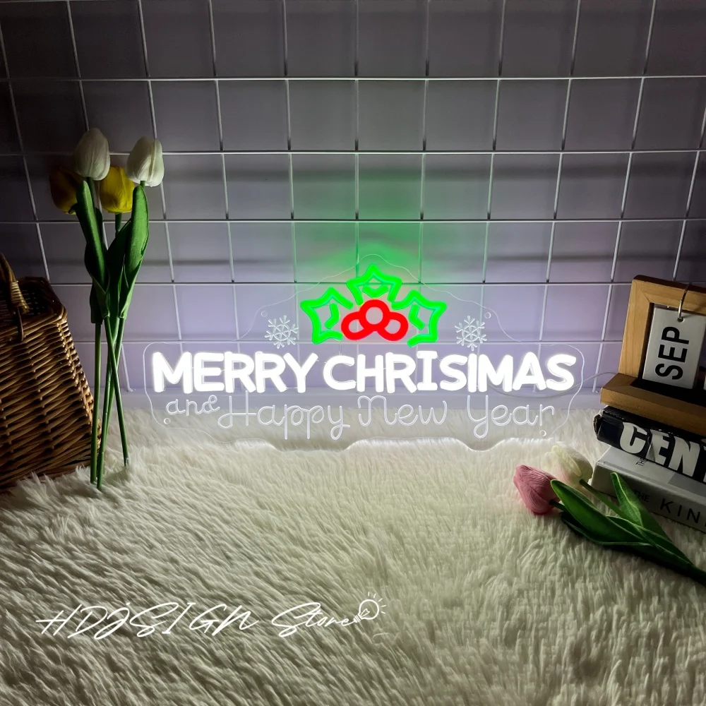 

С Рождеством неоновая вывеска светодиодный свет Рождественские неоновые светодиодные вывески для дома Спальня Магазин Декор для вечеринки Неоновые осветительные вывески Настенный декор