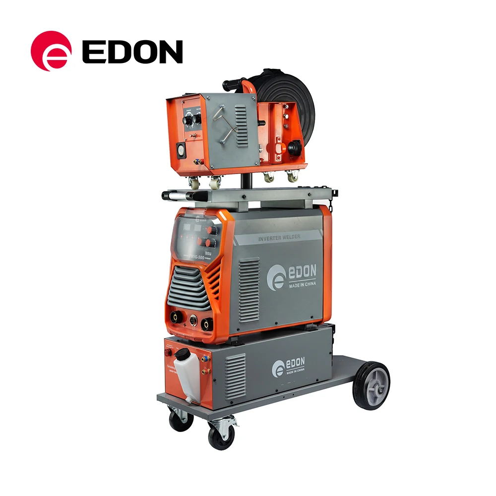 

EDON Maquina De Soldar Eletrido Mig Welding Machine 500 Amp Igbt Inverter Wire Feed Welder for Industrial Use