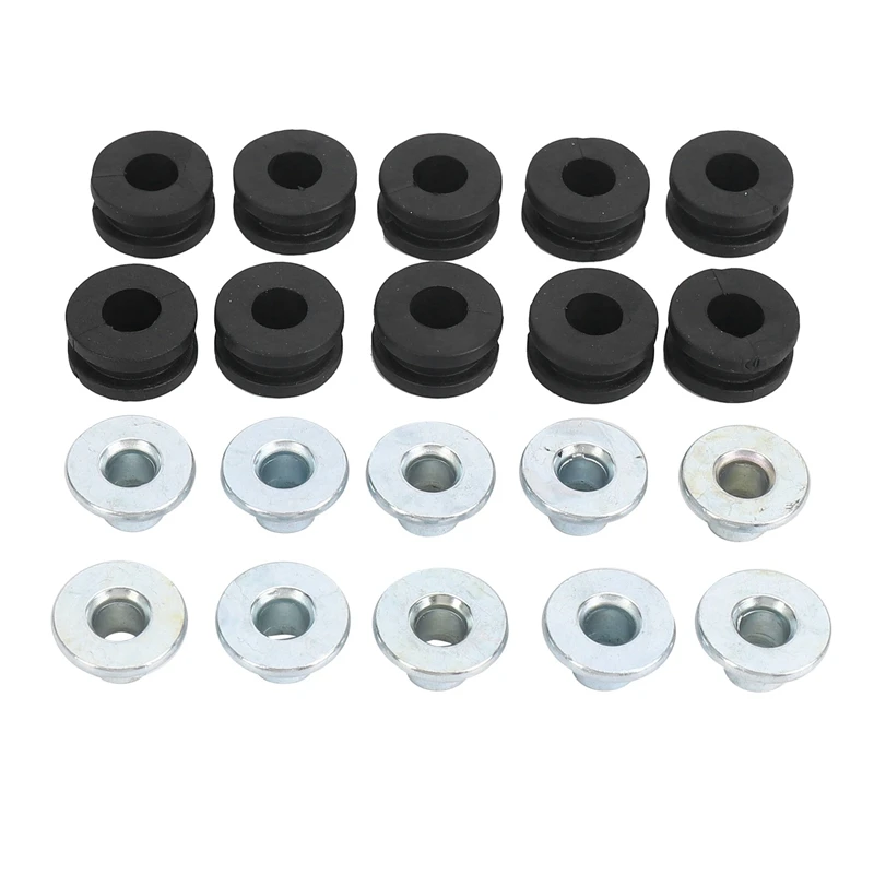 10pcs Motorcycle Rubber Grommets For Honda For Yamaha For Suzuki For Kawasaki Fairings