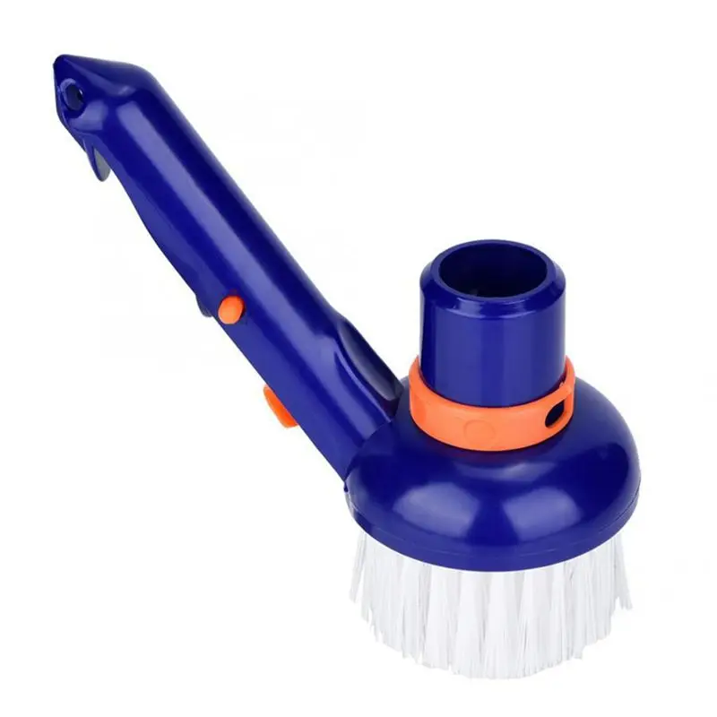 PZHI Pool Vacuum Corner Brush with Adjustable Ring for 1.5 Inch Hose 1.25 Inch Pole Swimming Pool Cleaner