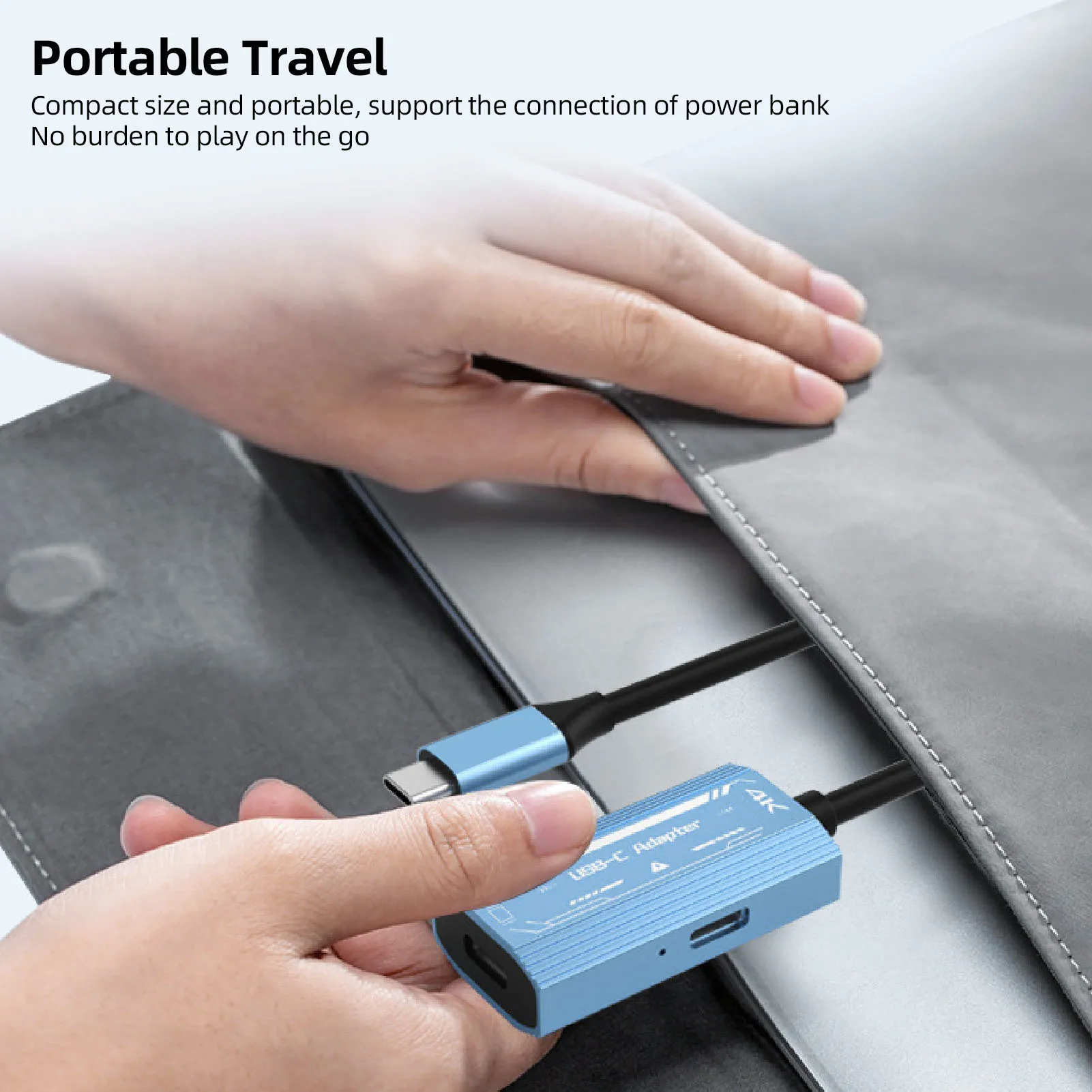 محول USB C إلى AR Smart Glasses 100W PD3.0 شحن مستقر لأجهزة العرض والنظارات