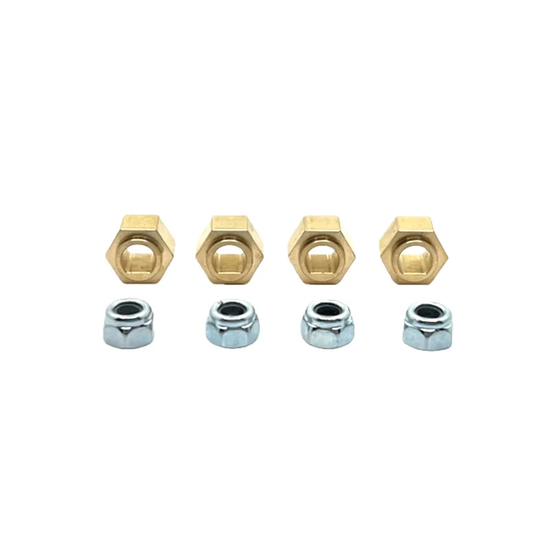 MJX Hyper Go H18P 4pcs Brass Extended Wheel Hex Hub Adapter RC Car Upgrade Parts Accessories