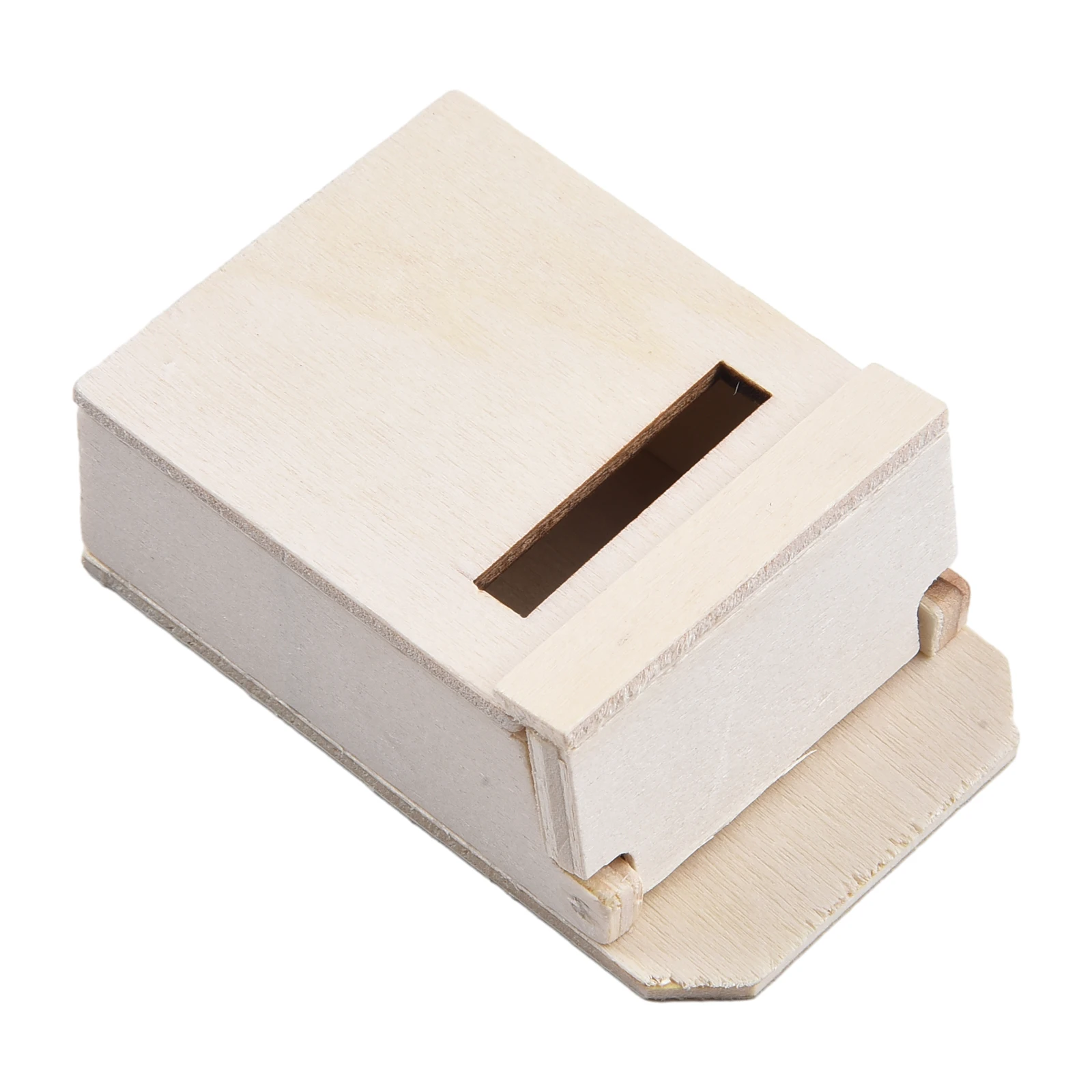 DIY Projects Blank Mail Box House Flip Mailbox Model Compact DIY Enthusiasts Enhance Your Miniature Collection Mini Mail Box