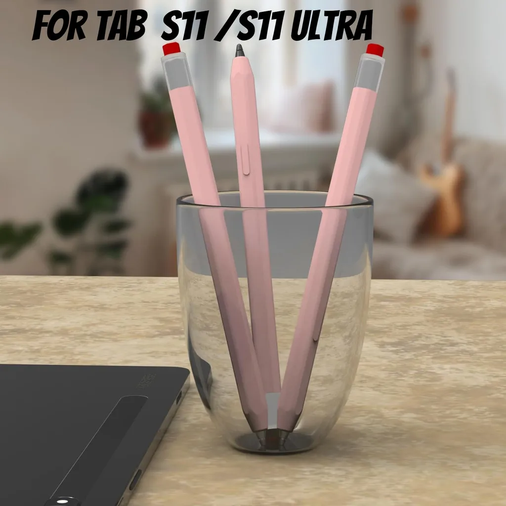 

Silicone Pencil Case For Galaxy Tab S11 Pen, S11 Ultra SM-X930 SM-X936 14.6"2025 Pen case Non-Slip Sleeve with Smooth Grip
