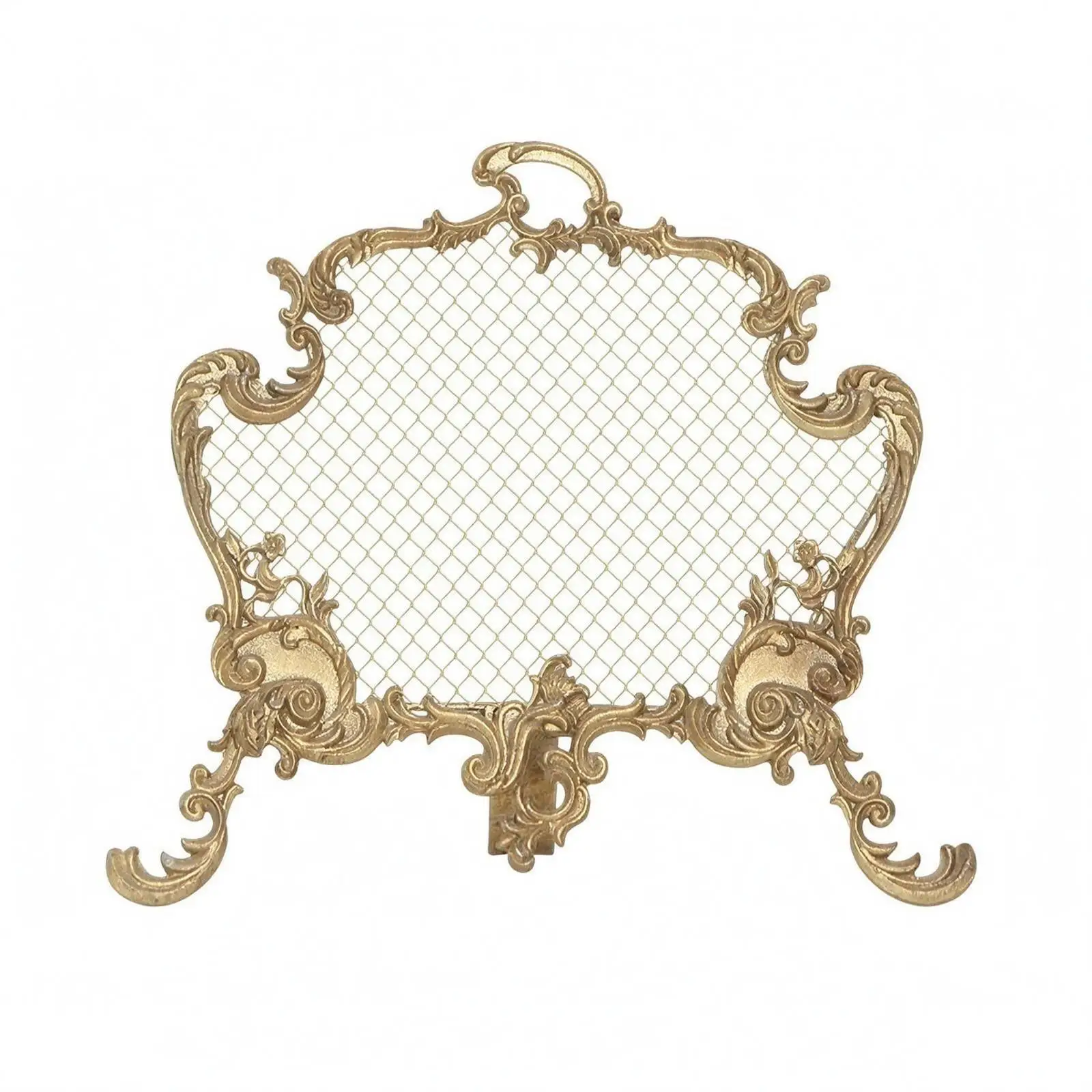 Necklace Stand Tabletop Scrollwork Frame Compact Size for Shelf