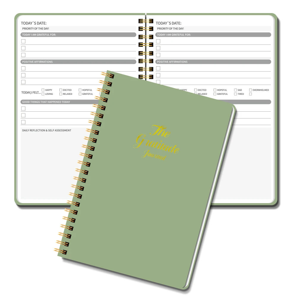 Gratitude Planner: a 5.71 X 8.15-Inch, Undated Daily Gratitude Journal, It Keeps Track of Your Mood