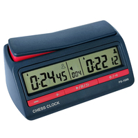 Chess Clock Professional Chess Digital Timer Multipurpose Chess Competition Game Stopwatch with Basic Bonus Count Up Down Timer
