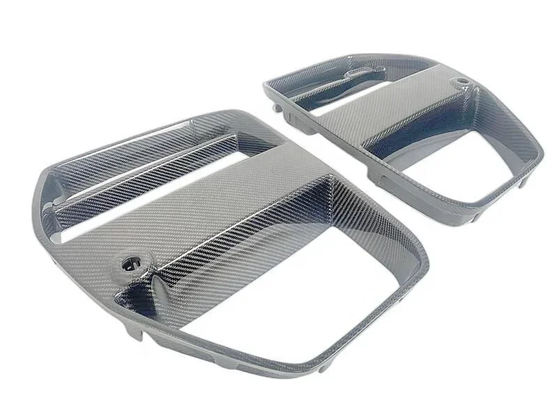 2021+ M3 G80 M4 G82 G83 Front Grille Vor-style Carbon Fiber Front Bumper grille Nose Cover For BMW G80 G82 G83