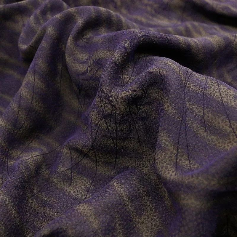 

The traditional method is used to make intangible cultural fabric which a rare silk jacquard with double-sided weaving