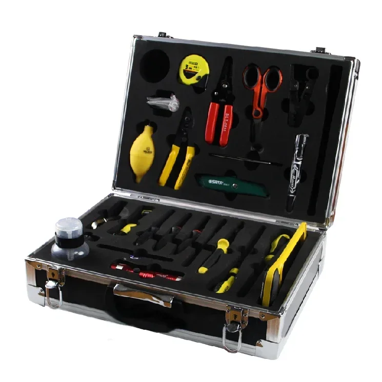 Optical Fiber Construction Tool Kit Fiber Fusion Tools Optical Cable Construction Kit HRO- 25