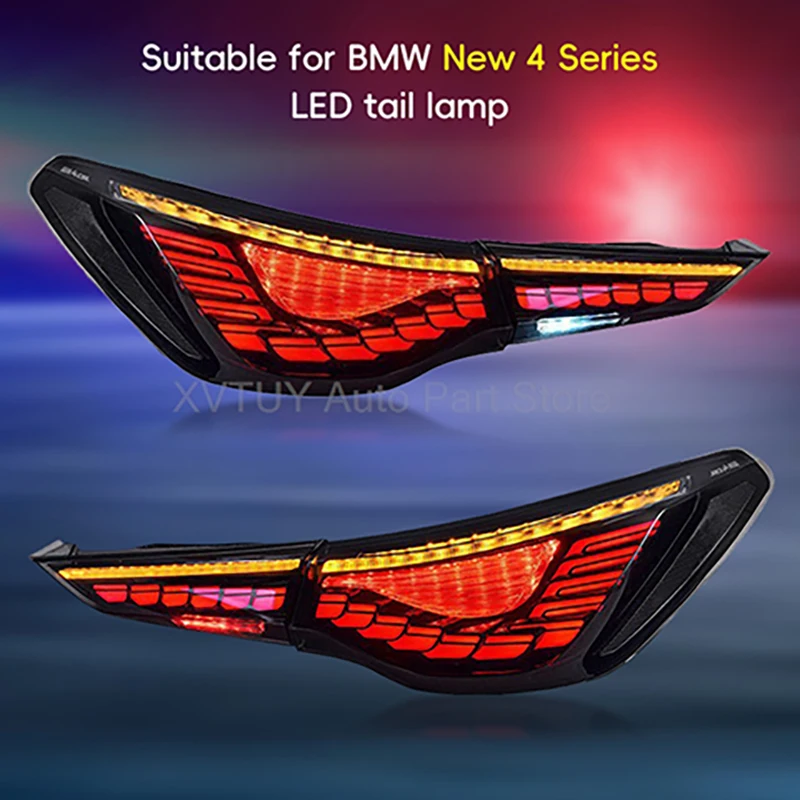 

Задний фонарь в сборе, светодиодный динамический задний фонарь для BMW 4-й серии, задний фонарь в виде драконьей, авто DRL, поворотный тормоз, резервный фонарь, аксессуары