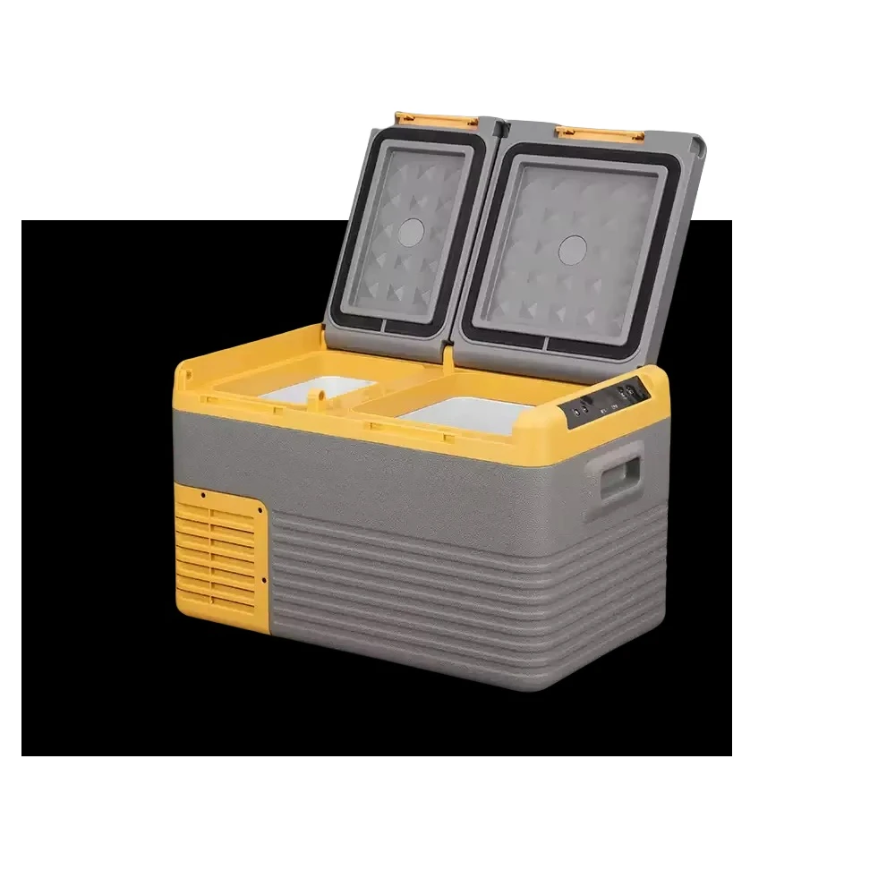 Dual Zone Dual Temperature Portable, Car Refrigerator Cooler Refrigerator for Car or Home