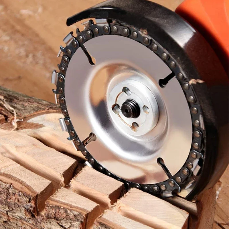 2/3 pces 4 "disco moedor 22 dentes lâmina de serra de aço disco de escultura em madeira para corte e moldar se encaixa 4" ou 4-1/2" moedores de ângulo