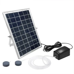 Solar Oxygen Pump Fish Tank Oxygenator Aquarium Oxygen Aerator Pond Aerator Air Pump Fishing Aerator Aquarium Airpump