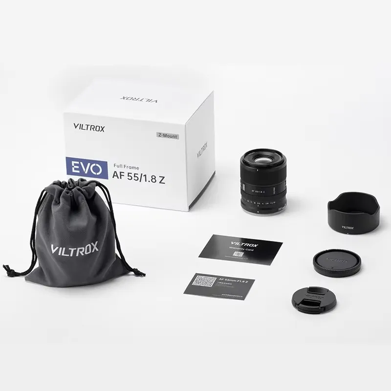 Viltrox AF 55mm F1.8 EVO Autofocus camera lens, full-frame, grote diafragma, humanistische lens voor Sony FE en Nikon Z-vatting camera's