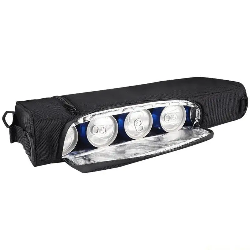 31BE Insulated Golf Accessory Cooling Bag Includes Ice Pack Perfect for Outdoor Sports Gifts Soft Sided Golf Beer Sleeve