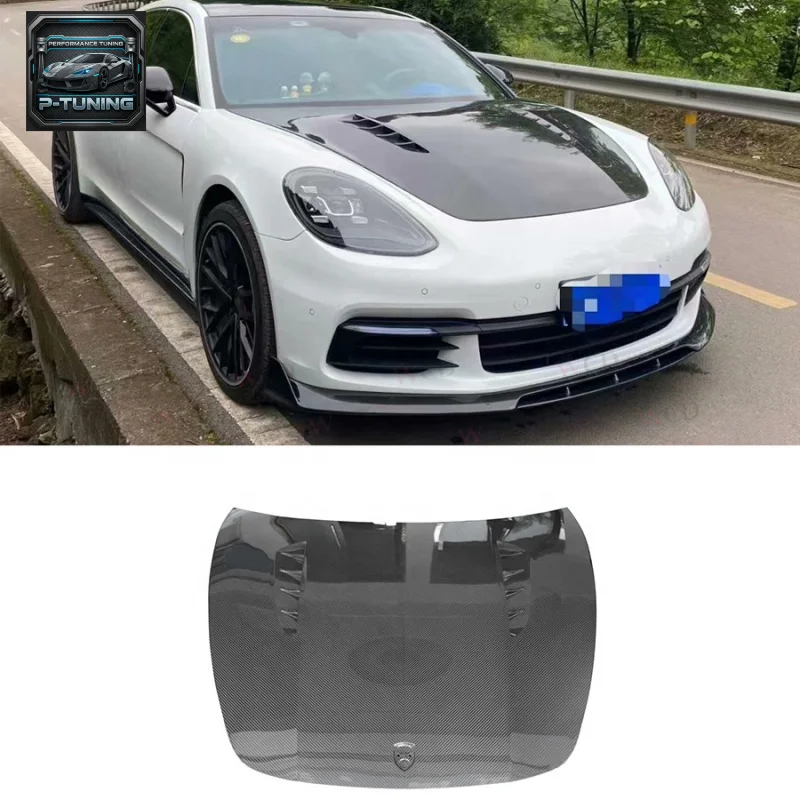 

High Quality Carbon Fiber Car Engine Hood for Porsche Panamera 971 Front Hood Bonnet Cover