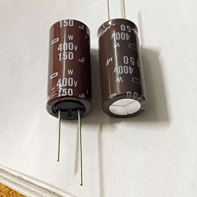 10-100pcs 150UF 400V W Imported NCC Black Diamond Electrolytic Capacitor 400V150UF 18 * 40 High Frequency Low Resistance