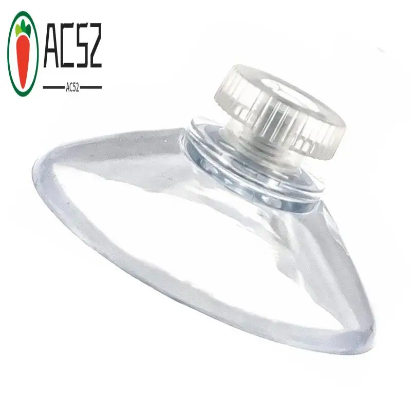 AC52-10Pcs 40Mm Suction Cup With M4-Screw And Knurled Nut, Suction Cup With Thread, Sucker Pads For Glass Table Top