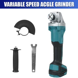 For Makita 18V Battery Brushless Cordless Angle Grinder Hand Tool 100mm DIY Cutting Grinder Machine Power Tool 125mm