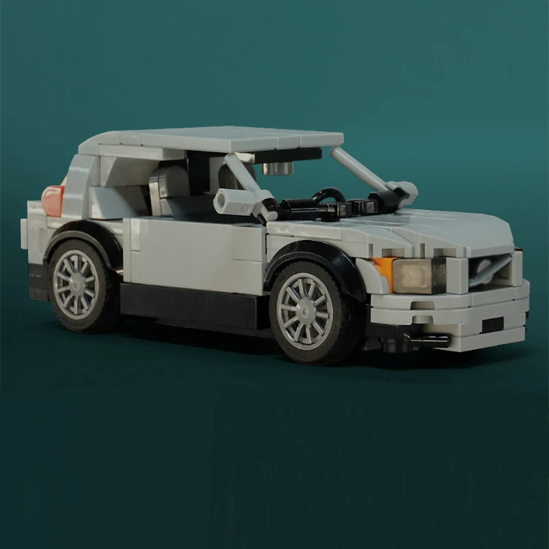 City Car Model MOC Building Bricks C30 Compact Hatchback Coupe Modular Technology Children Holiday Gifts Assemble Toys Suit