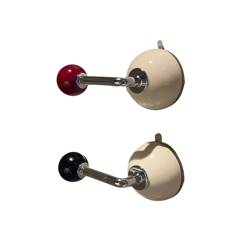 Ablk maçaneta de porta de vidro, ventosa, gancho pegajoso sem furos e marcas, maçaneta, porta deslizante, armário de móveis